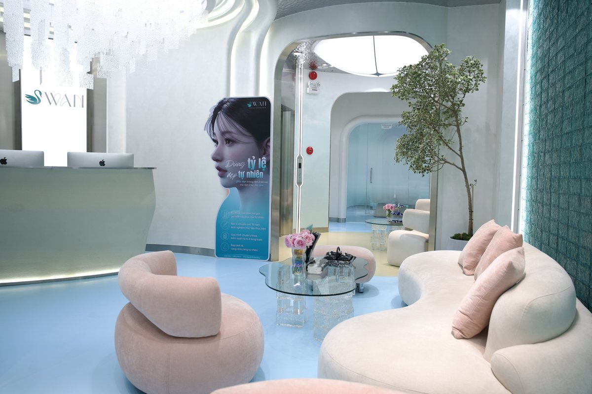 Sảnh chờ Swan Clinic